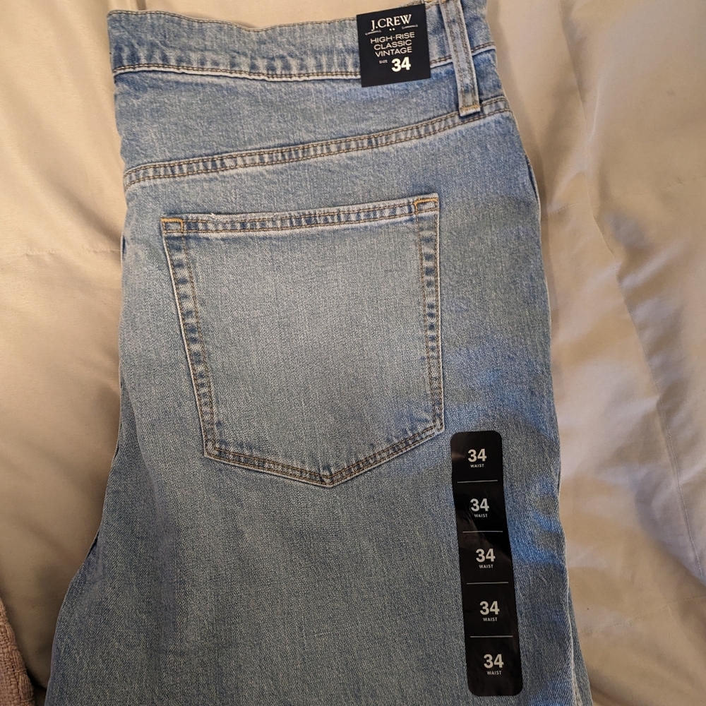 J Crew High Rise Classic Vintage Jeans